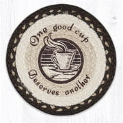 Capitol Importing 80-133OGC 10 x 10 in. MSPR-133 One Good Cup Printed Round Trivet