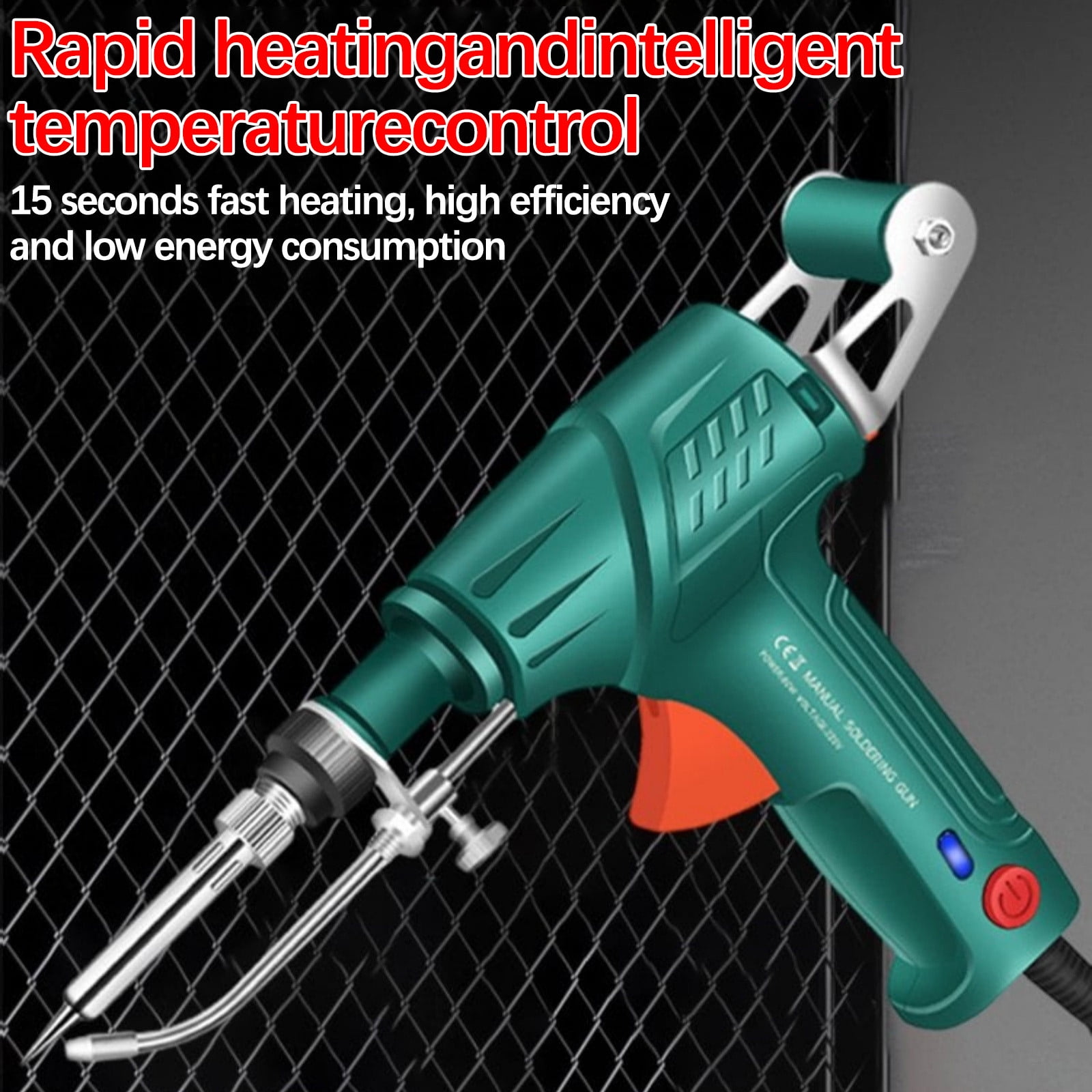 Soldering Iron Kit, Soldering Iron Kit with Adjustable Temp 180-520°C,ON/OFF Button,80W LED Digital Internal Heat Soldering Gun,Auto Send Tin Soldering Kit for Electronics Welding Repair(Black)