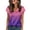 Pink#9527, variant on CONZONE Womens Summer T-Shirts Short Sleeve Satin T Shirts for Women Casual V Neck Gradient Color Lightweight Tees Soft Cozy Dailywear