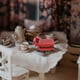 thumbnail image 4 of Miniature Breakfast Maker Plastic mini Waffle Maker Dollhouse Kitchen Supplies, 4 of 4