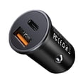 thumbnail image 2 of Cargador De Coche De Carga Rápida Qc3.0 Cargador De Coche De 38 W Cargador De Teléfono De Doble Puerto Usb De Metal Monstrate EL016422-02, 2 of 5