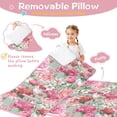 thumbnail image 3 of Pioneer Flower Floral Print Pattern Toddler Nap Mats for Kids Preschool,Sleeping Mat Bag or Kids,Toddler Sleeping Bag,Toddler Nap Mat or Daycare, 3 of 6