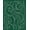 Green, Pattern 5, variant on ODIKA 4x6 Machine Washable Non-Slip Area Rug, Festive Evergreen Spiral Art Nouveau Whimsy High Traffic Rug, Green, 624398
