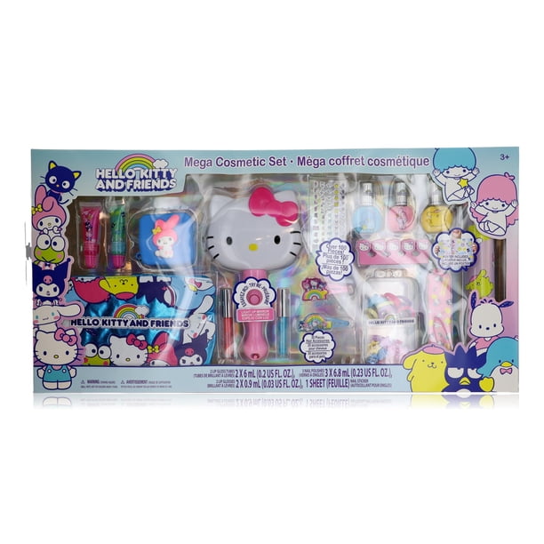 Set de cosméticos Hello Kitty & Friends Mega para niños