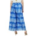 thumbnail image 3 of Phagun Women's Blue Cotton Women Yoga Pajama Summer Fisherman Harem Pants-S, 3 of 7