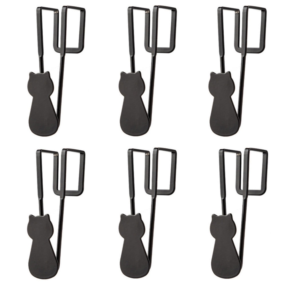 Over The Door Hook Hangers, 2Pcs Sturdy Metal Single Over Door Hooks Cat Design Over The Door