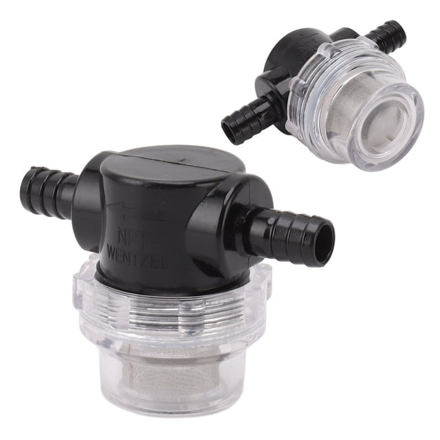 Water Pump Sprayer Filter, Water Pump Strainer ABS Transparent Easy Installation for Lawn Irrigation