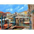 thumbnail image 2 of Borelli, Guido 18x15 White Modern Wood Framed Museum Art Print Titled - Rialto DallAltro Lato, 2 of 4