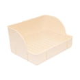 thumbnail image 1 of Caja de arena de conejo anti -salpicaduras para conejillos de indias de s de s Beige, 1 of 8