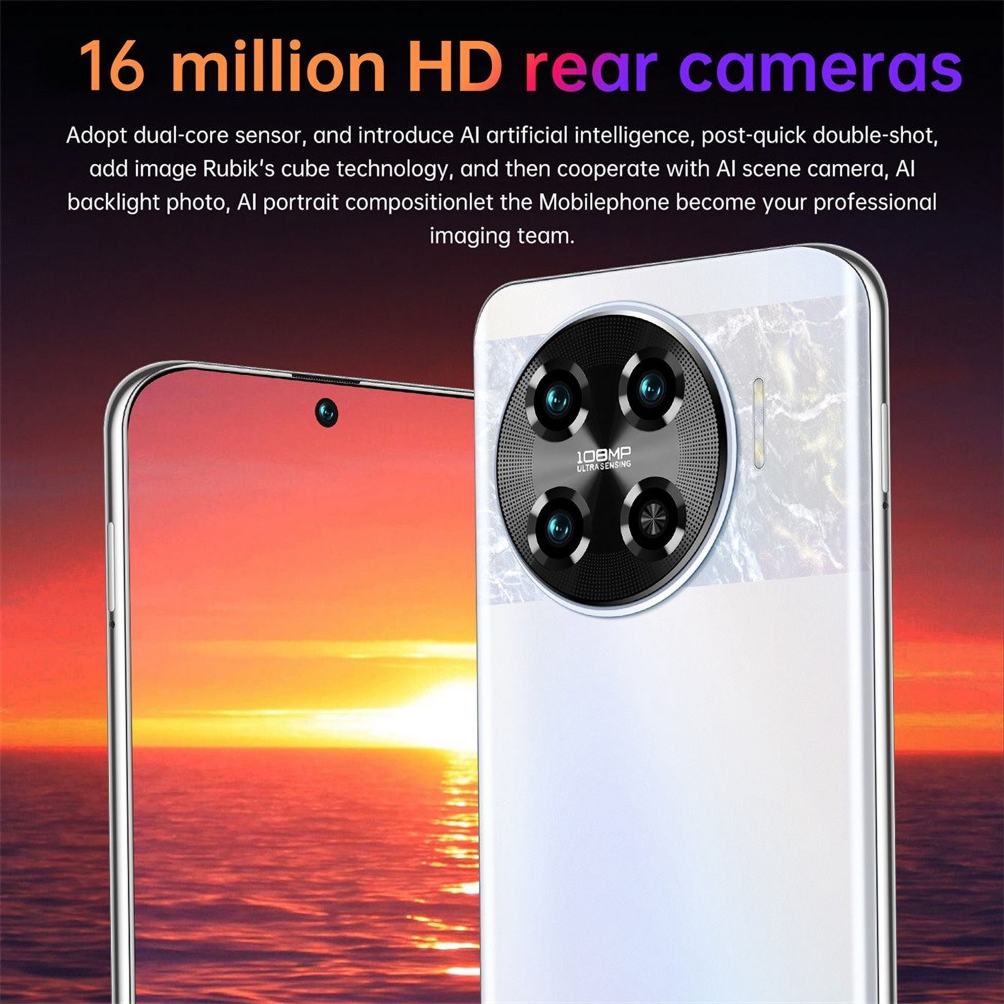FYTPOV Android Phone, The New Spark 20pro + Android 6.8-inch 4G All Netcom 3 + 64G Smartphone, Cell Phones Unlocked