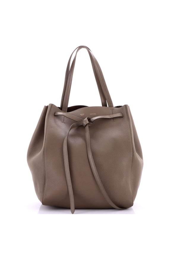 Pre-Owned Phantom Tie Cabas Tote Leather Medium By Rebag