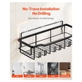 thumbnail image 4 of Shower Caddy 5 Pack Adhesive Bathroom Organizer Shelves Rack - No Drill, Rustproof, Strong Hold for Shampoo, Conditioner, Soap, 4 of 7