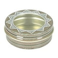thumbnail image 4 of 5 piezas envases de aluminio, contenedores de Metal reutilizables cajas de almacenamiento vacío con ventana clara para el bálsamo de cosmético Colcomx Tarro de aluminio redondo vacío, 4 of 7
