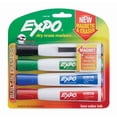 thumbnail image 4 of EXPO Magnetic Dry Erase Markers with Eraser, Assorted Colors, Chisel Tip, 4 Count, 4 of 9