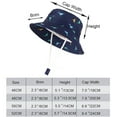 thumbnail image 3 of Tosmy Kids Sun Hat For Girls With Upf 50+ Outdoor Adjustable Toddler Dinosaur Beach Hat With Wide Brim Bucket Hats For Kids Classic For 6-12 Months, 3 of 4