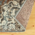 thumbnail image 3 of Maia Floral Medallion Indoor Area Rug by Blue Nile Nills - 2' x 3', Blue, 3 of 3