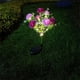 thumbnail image 3 of Wosthever Luces de flores con energía solar, luces decorativas para césped al aire libre, luz solar para césped de rosas, jardín y patio Iluminación y accesorios naranja amarillo, 3 of 6