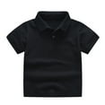 thumbnail image 2 of Fjofpr Toddler Girl Clothes under $5 Toddler Girl Clothes Summer 4T Children's Summer Solid Color Short-sleeved Top Men's And Women's Big Children's Solid Color T-shirt（2-8 Years）, 2 of 2