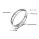 thumbnail image 3 of sweethay Anillos simples para parejas, adorno de joyería, regalos de compromiso de boda, decoración de dedos de plata de Color sólido, anillo para Ropa, zapatos y accesorios Miscelánea 2 mm sweethay AP014491-02, 3 of 6