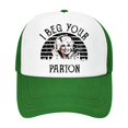 thumbnail image 4 of Dolly Adjustable Baseball Hat Trucker Hats, I Beg Your Parton Graphic Adjustable Snapback Mesh Hat Casual Outdoor Sun Hat for Men Women One Size, 4 of 4