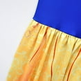 thumbnail image 5 of Girls Snow Princess Cosplay Dress Female Cartoon Halloween Costume Fit for 2-8T Little Girls, 5 of 7