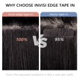 thumbnail image 3 of Extensiones con cinta adhesiva COOKAYU Invisi Edge para cabello humano, 20 cm, 45 g, 3 of 6