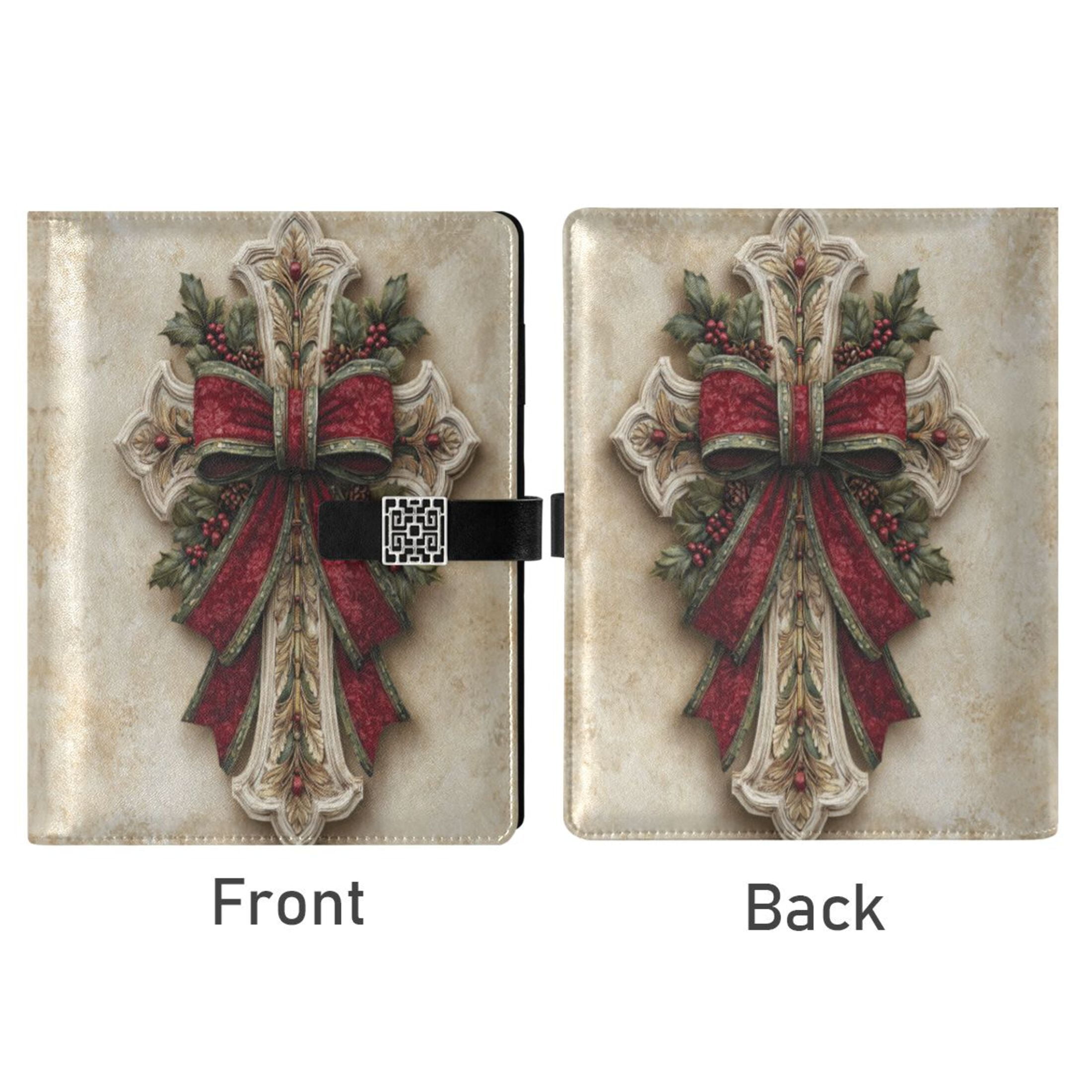 Leather Planner Leather Notebook Notebook Journal Binder Design Pen Pocket Design Convenient for Storage Beautiful Christmas Cross
