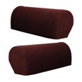thumbnail image 1 of CHOK 2024 Sofa Armrest Covers Pack of 2 Sofa Arm Slipcovers Elastic Armrest  Furniture Protector Removable Couch Arm Covers Anti-Slip Armrest Covers   Red, 1 of 7
