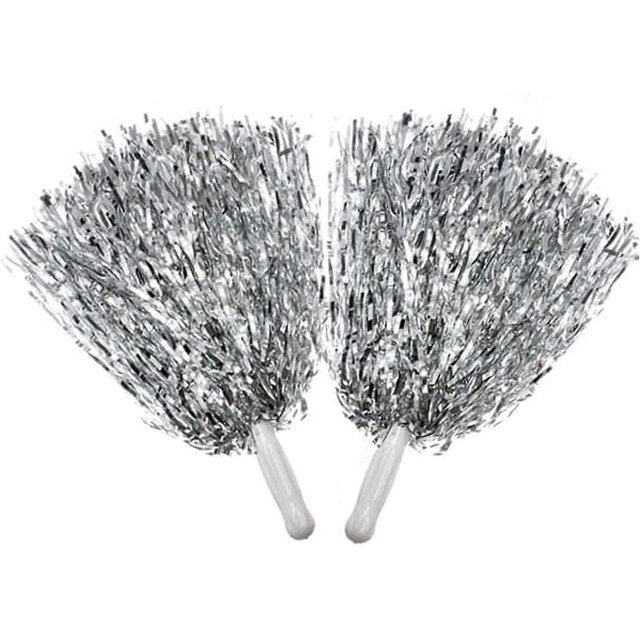 Pompones de animadoras para niñas, decoraciones para fiestas de baile y clubes de porristas
