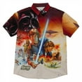 thumbnail image 6 of Star Wars 880892-xlarge Empire Strikes Back Poster Camp Shirt by Loungefly - Extra Large, 6 of 7