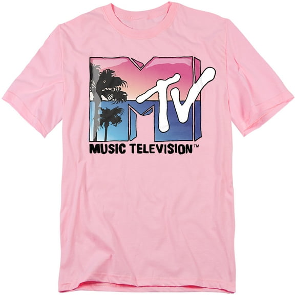 MTV - Logo T-Shirt Beach Sunset Unisex Graphic Tee for Men & Women