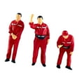 thumbnail image 4 of yotijay 3 Pieces 1/64 Tiny Gas Station People Figure Human Figurines Simulation Resin for Photography Props Dollhouse Miniature Scene red, 4 of 9