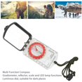 thumbnail image 4 of Multifunctional Plastic Compass with Scales, Portable Gradiometer, Magnifying Glass, LED Lamp, Tool,DUBUNS, 4 of 5