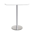 thumbnail image 3 of deevoka T Shape Hand Towel Holder Countertop Towel Stand, Waterproof with Base Hand Towel Stand Standing Towel Bar for Hotel Bathroom argent, 3 of 9