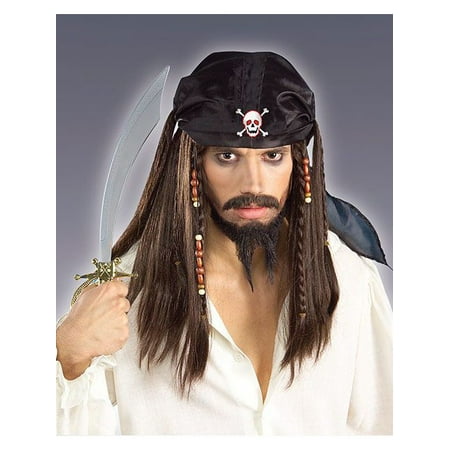 Adult Caribbean Pirate Wig