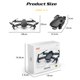 thumbnail image 3 of Worallymy Plegable Drone HD Cámara Gran Angular Aéreo Quadcopter WiFi FPV 4K Avión Juguete para Niños Adultos Worallymy JD735802821, 3 of 3