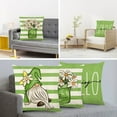thumbnail image 5 of Home Indoor Outdoor Holiday Decorations St Patricks Day Decor-Throw Pillow Covers,Linen Pillow Case with Green Hat Irish for Large Couch Sofa Pillow Covers, 5 of 6