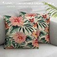 thumbnail image 3 of Pratyus Flowers Pattern Aesthetic Square Pillow Cover Case for Cushions Sofa Bed Outdoor Decoration 1PC 12x12in, 3 of 5