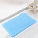thumbnail image 4 of Tapete absorbente para baño | Alfombra antideslizante para inodoro | Material de esponja de secado rápido | Esterilla de entrada interior exterior | Impermeable, lavable Café gris Verde azul, 4 of 8