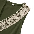 thumbnail image 1 of Mamelucos casuales para mujer Mono ajustable con cuello en V para mujer para el verano (verde oscuro M) FLhrweasw Para estrenar, 1 of 8