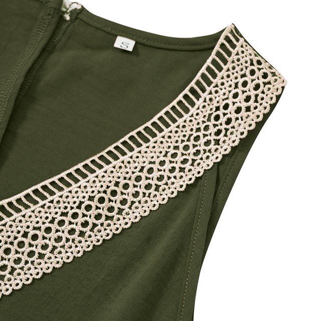 Mamelucos casuales para mujer Mono ajustable con cuello en V para mujer para el verano (verde oscuro M) FLhrweasw Para estrenar