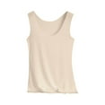 thumbnail image 4 of Camiseta larga sin mangas para mujer: talla grande, escote en V, espalda descubierta, estilo deportivo, camiseta elegante informal para el verano, 4 of 4