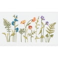 thumbnail image 3 of Authentic Hotel and Spa  White Turkish Cotton Wildflowers Embroidered Bath Towels (Set of 2), 3 of 3