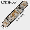 thumbnail image 3 of Yayeee Double Oven Mitt Kitchen Heat Resistant Baking 35" x7" Quilted Glove, Animals in A Forest Pattern, 3 of 6