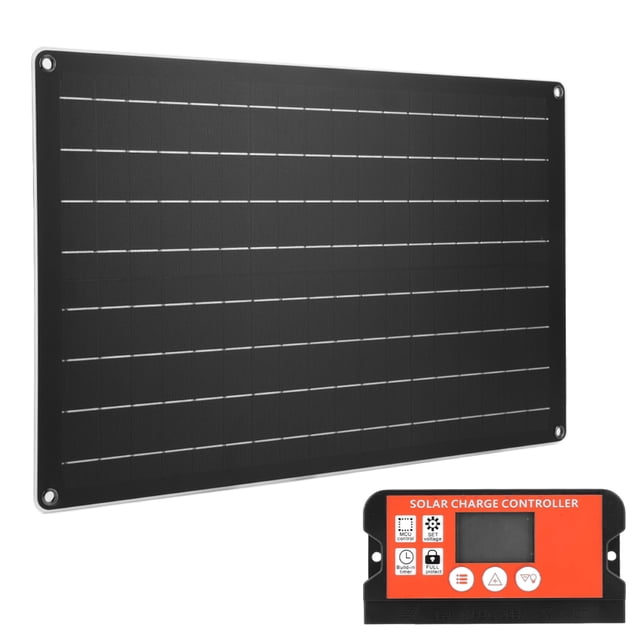 Kit paneles solares 30W 12V IP65 Impermeabilizante Cargador goteo solar POW (PCB550-350-Con10)