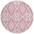 thumbnail image 2 of Addison Rugs Chantille Indoor/Outdoor Transitional Scrolls Pink Washable Round Rug, 8' x 8', 2 of 6