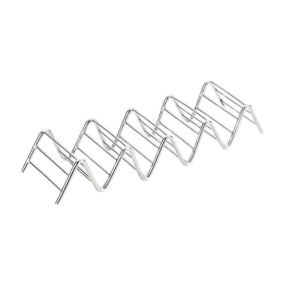 Lilixerw Taco Holders,Stainless Steel Taco Stand Rack Tray Style Holds Up to 4 Tacos Each,Oven Safe for Baking,Dishwasher and Grill Safe