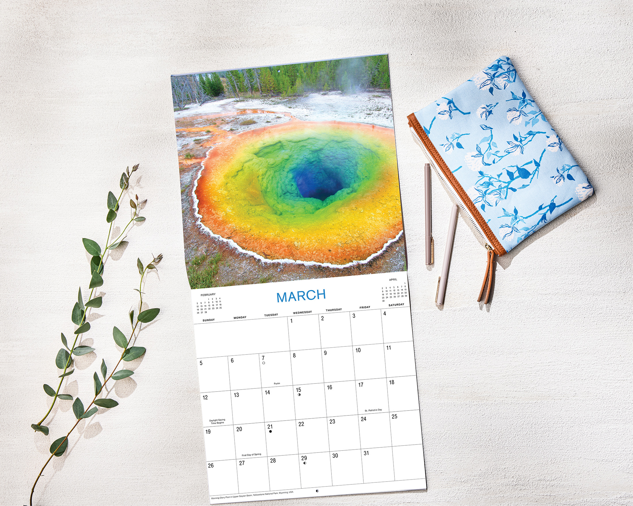 2023 - 12 Month Calendar-Natures Power-12x12 Hanging Wall Calendar by DaySpring