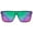 Jupiter Purple, variant on Polarized Shield Sunglasses for Men & Women Flat Top Oversized Square Lens UV400 Protection - Matte Black