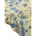 thumbnail image 5 of DARING DIVA Women's Elastic Waist Layer Ruffle A-Line Skirt M Yellow Blue, 5 of 6